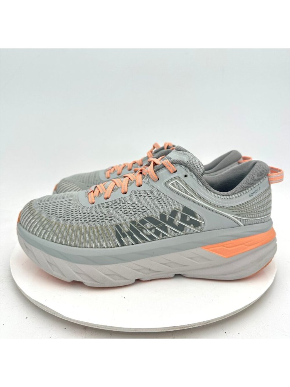Hoka One One Bondi 7 Women Size 9 1110519 HMSH Harbor Mist Running Shoes